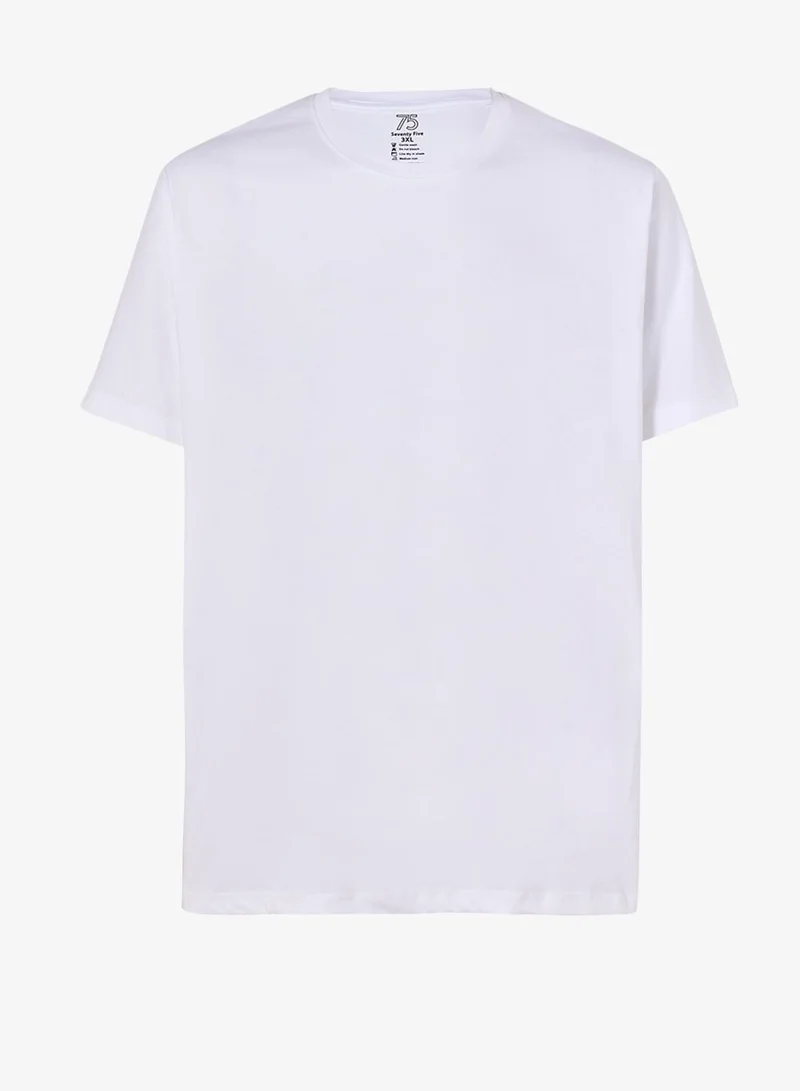 Seventy Five Basics  Pack of 2 Plus Size T-Shirt for Men | Best Price UAE