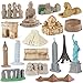 SCAHOW World Famous Building Models for Kids Toddlers 3 4 5 6 7 Years Old 17pcs Landmark Architecture Toy FigurinesEdcucational Learning Toy Figure for Boys and Girls - Image 2