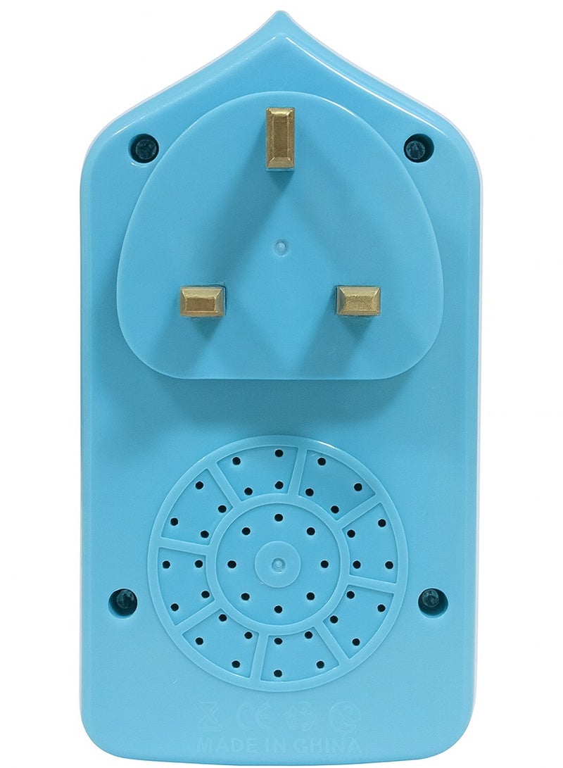 Wall socket with built-in speaker for Quran recitation – continuous 24-hour operation | includes the Holy Quran, supplications, daily remembrances, and Ruqyah (spiritual healing). - Image 2