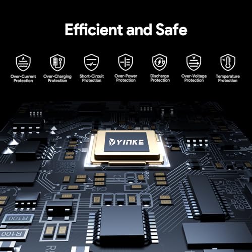 Yinke محول شاحن ماكينة الحلاقة Yinke 12V Type-C لمجموعة براون 3 5 7 9 6 1 XT5، بديل شاحن ماكينة الحلاقة USB-C محمول (الكابل غير مشمول) - Image 3