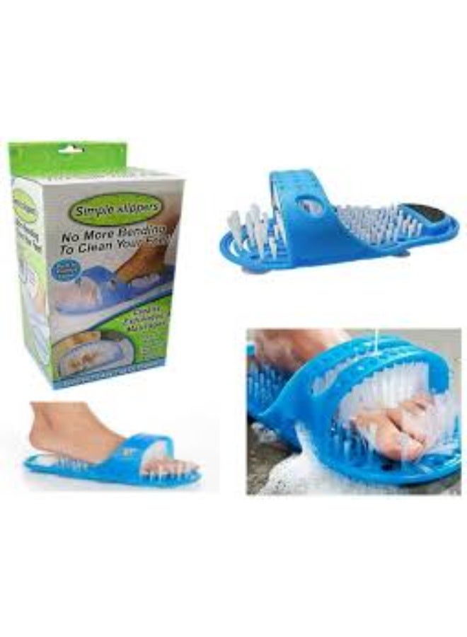 Easy Feet Scrubber and Cleaner Slipper with Pumice Stone - Image 2