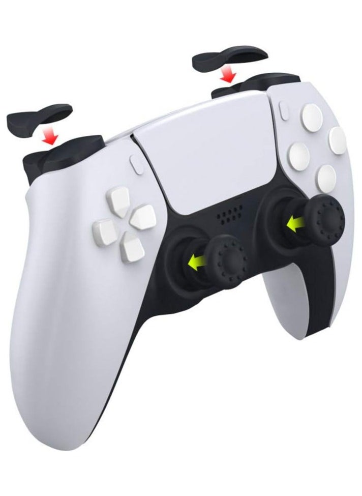 Generic - ECHZOVE PS5 Trigger Extenders, PS5 Trigger Extenders and PS5 Controller Thumb Grips - Image 1