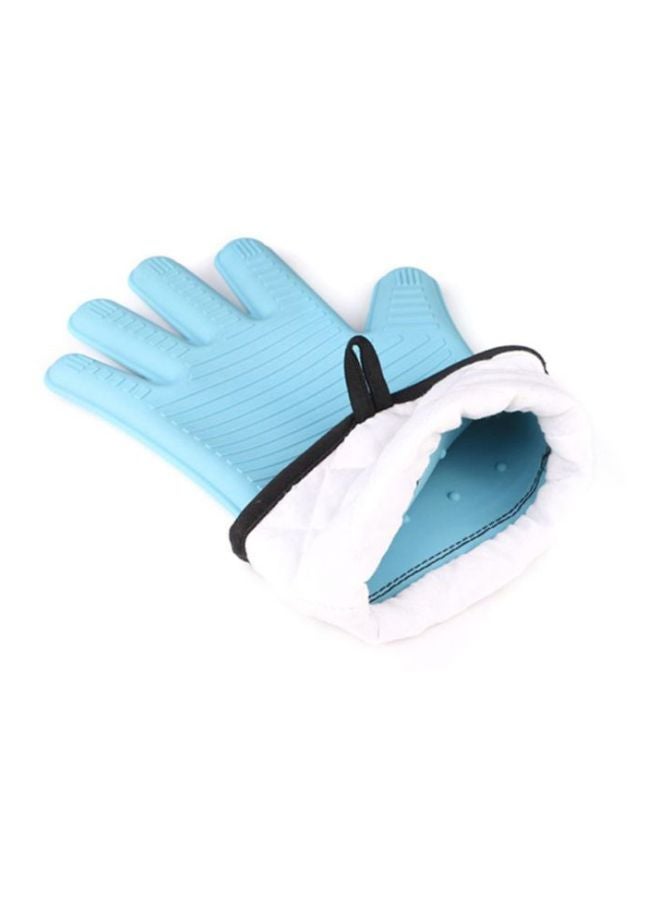 NIBEMINENT Oven Gloves Blue/Black 39x20cm - Image 2