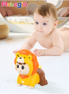 MEBEGIN Baby Music Toy with 4 Buttons, Electric Crawling Toy with Music and Light, Muti-funtional Lion Toy, Educational Toy for Baby's Crawling and Head Lifting, Ideal Gift for Kids Aged 18 Months+, 13.2*13.5*16.8cm  - Image 3