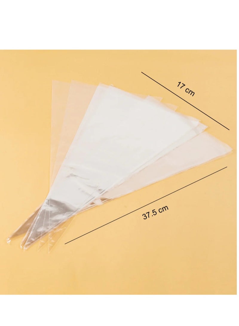 Generic A set of (100) transparent plastic bags for distributions 37.5*17 cm - Image 2