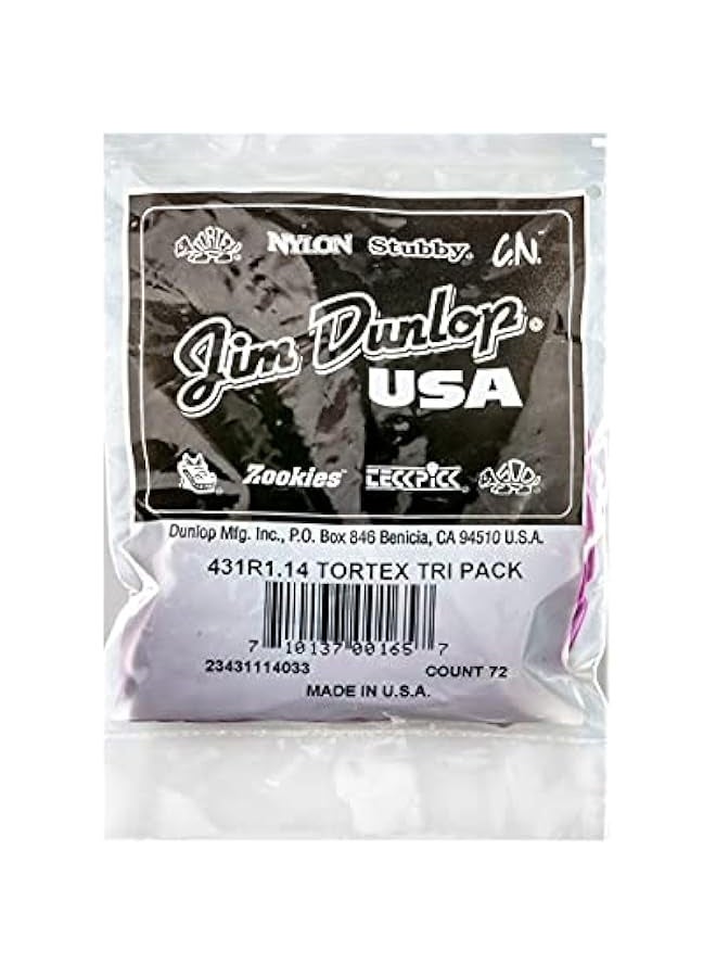 دنلوب دونلوب 431R1.14 مثلث تورتكس، لون أرجواني، سمك 1.14 مم، 72 قطعة/كيس - Image 4