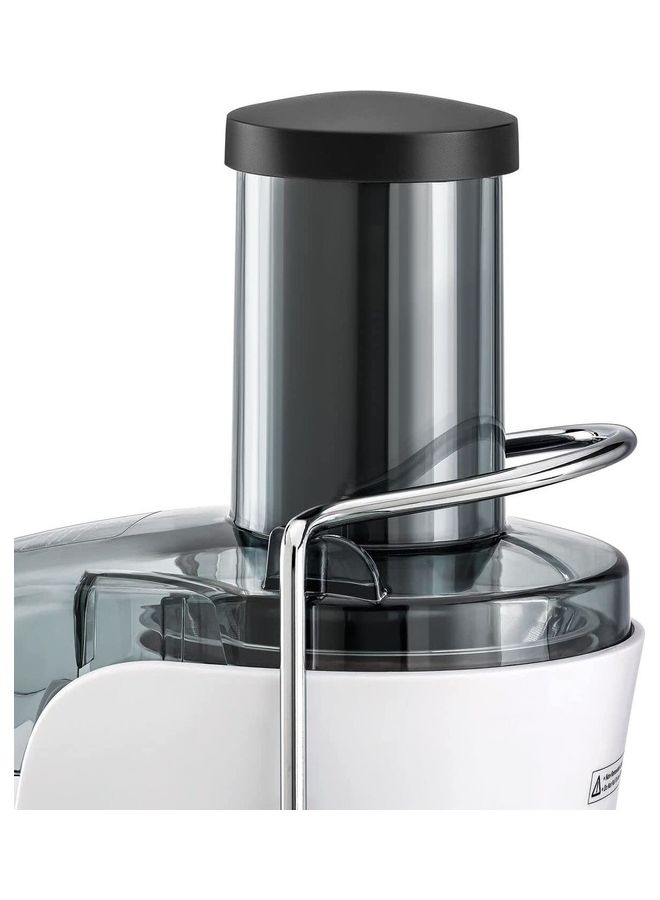 BLACK+DECKER Juice Extractor with Large Feeding Chute 800 W JE780-B5 White - Image 2