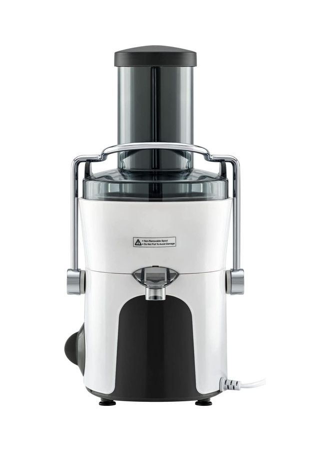 BLACK+DECKER Juice Extractor with Large Feeding Chute 800 W JE780-B5 White - Image 3