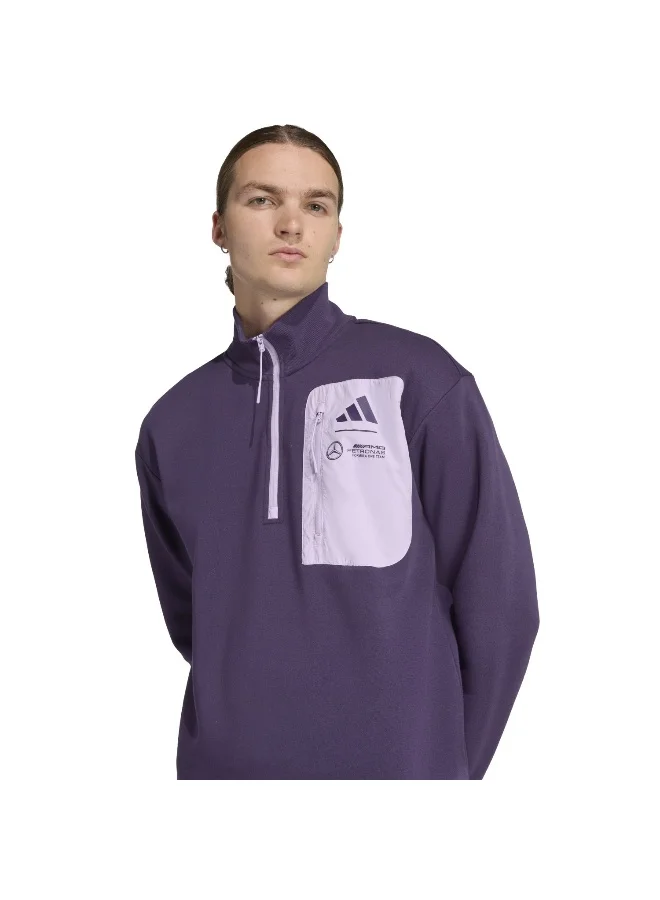 adidas سويت شيرت أديداس رجالي بنفسجي