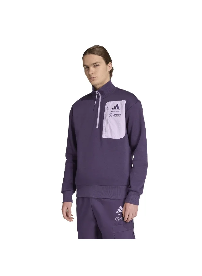 Adidas Adidas Mer Pw Flctop M Purple Sweatshirt (Long Sleeve) Sweatshirts For Men
