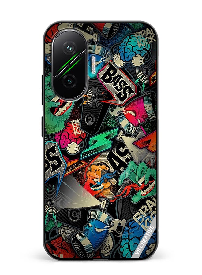 Protective Case Cover For Xiaomi Poco F7  Design Multicolour