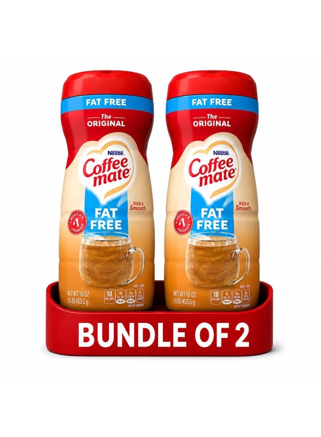 Nestlé Coffee-Mate Coffee Creamer – Fat-Free – 453g (Pack of 2)