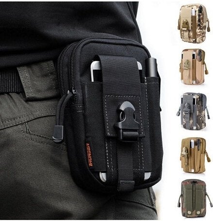 XINSHUN Hainan Mens Bag Accessories Belt Fanny Pack Waist Pouch Backpack Tactical Mini Black … - Image 1
