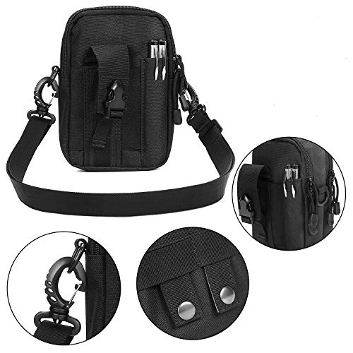 XINSHUN Hainan Mens Bag Accessories Belt Fanny Pack Waist Pouch Backpack Tactical Mini Black … - Image 2