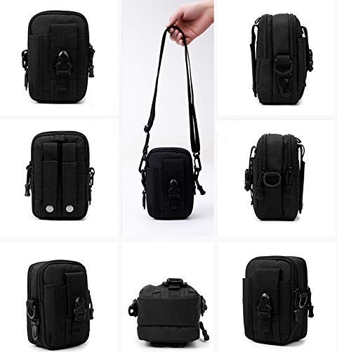 XINSHUN Hainan Mens Bag Accessories Belt Fanny Pack Waist Pouch Backpack Tactical Mini Black … - Image 5