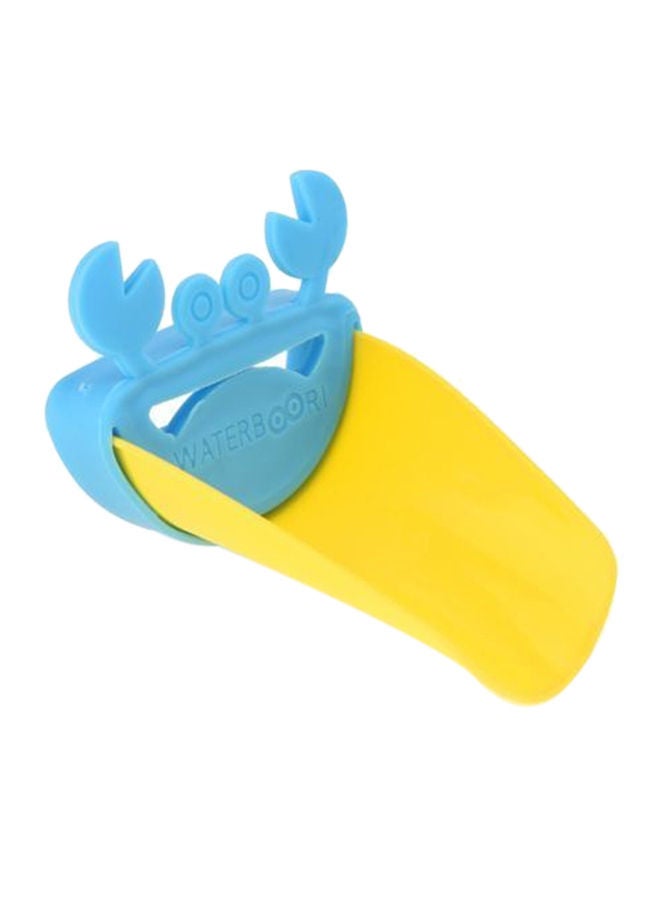 NIBEMINENT Hand Wash Faucet Extender Yellow/Blue 7X4X5cm