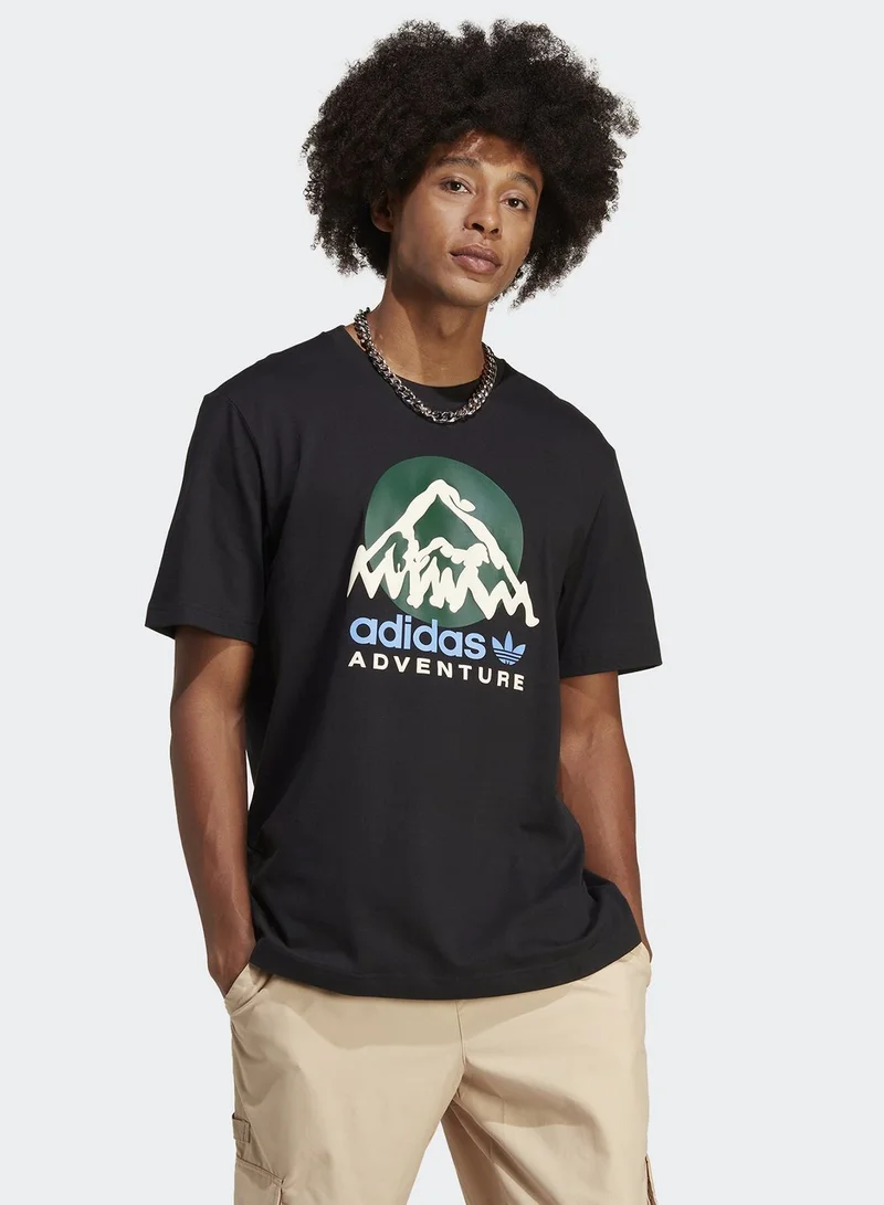 adidas Originals Adventure Mountain Front T-Shirt