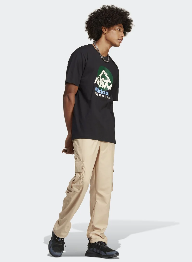 adidas Originals Adventure Mountain Front T-Shirt