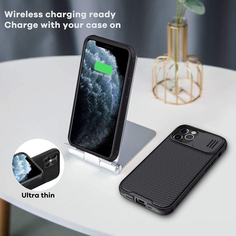 Nillkin Case For Iphone 12/12 Pro Cover Hard Camshield With Camera Slide Protective Cover Perfect Design Compatible With Apple Iphone 12 / Iphone 12 Pro 6.1 Inch Black - Image 5