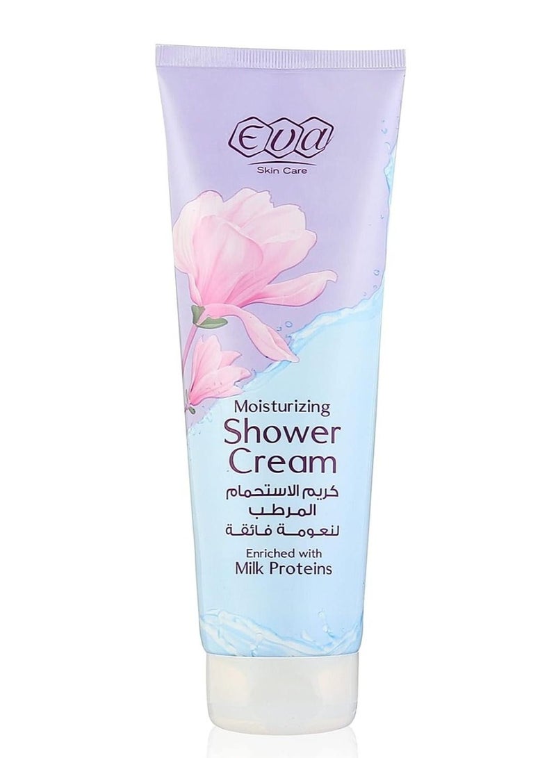 Eva Skin Care Moisturizing Shower Cream Enriched With Milk Proteins 250ml - Image 1