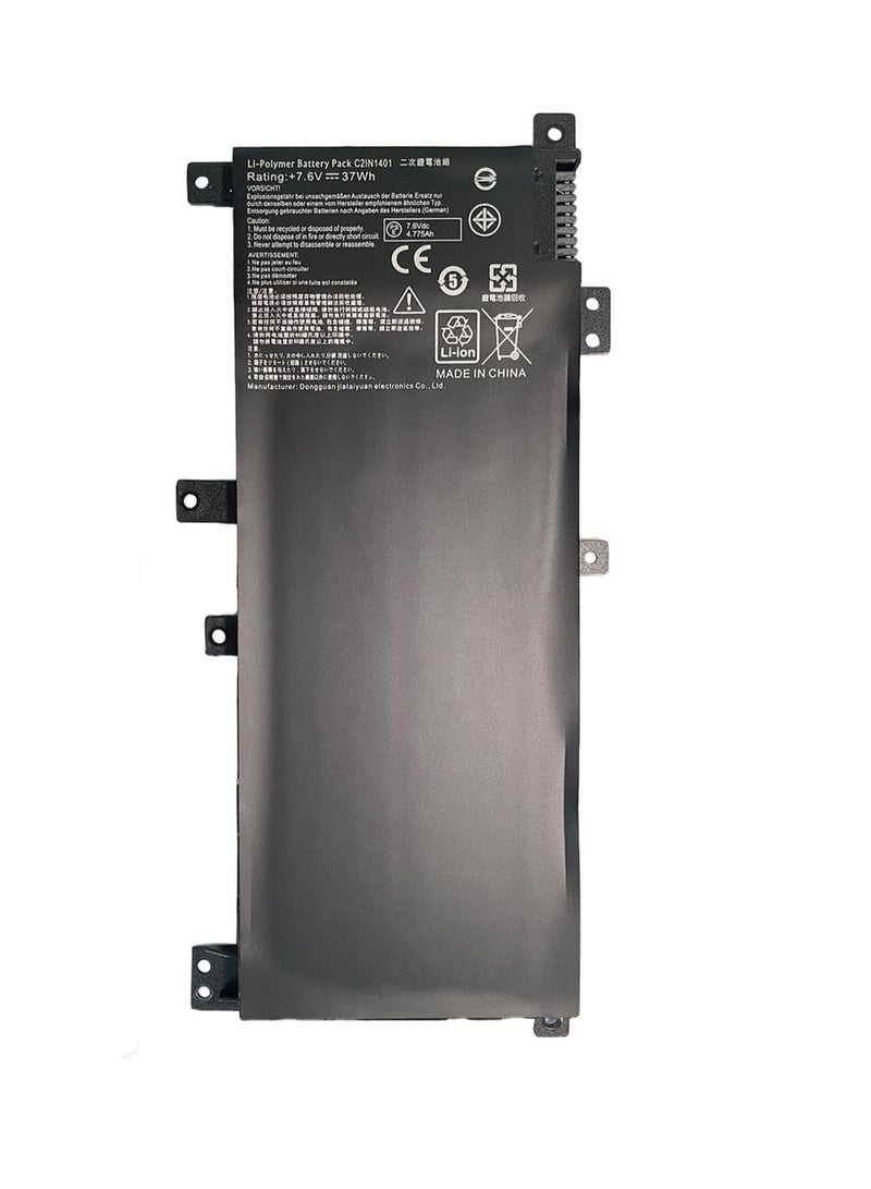 Terabyte C21N1401 Laptop Battery Compatible with Asus X455L X455LA X455LD X455LF X455LJ Y483L Y483LD F454L F455L F455LD W419L W409L VM410L K455L DX882L Series(7.6V 37Wh) - Image 1
