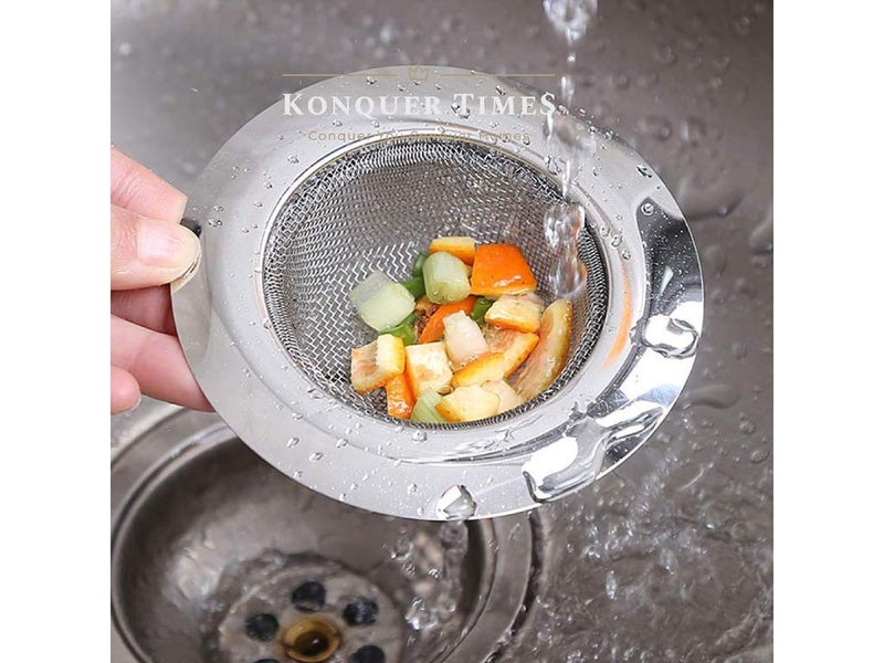 Konquer TimeS Stainless Steel Kitchen Strainer, Sink Jali, Sink Drain Filter Jali, Waste Coupling (11 cm) (1) - Image 4