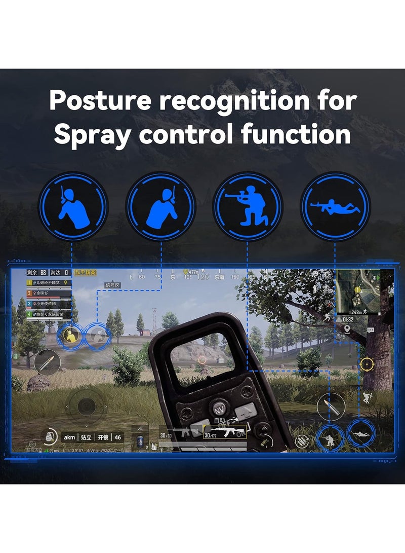Mix Elite PUBG Controller Gaming Keyboard Mouse Converter, Android and IOS system dedicated(Android 7.0 and above, Below IOS 13.4),Mouse  Keyboard Combo Pack for FPS Mobile Games