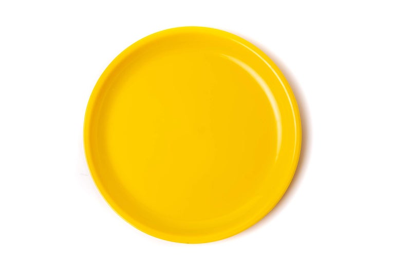 URMILA PLASTIC® Microwave Safe Unbreakable Round Dinner Set Big Plates Set of 3 Small Plates Set of 3&3 Pcs Katori, Made in India (red, Set of 9) - Image 4