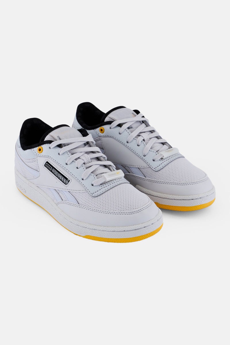 Reebok Reebok x Jurassic World Kids Boy Club C Revenge Lace Up Tennis Shoes, Cool White  - Image 1