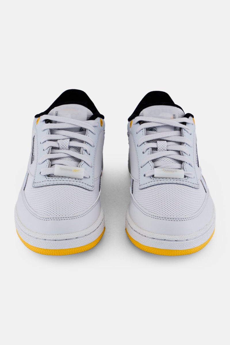 Reebok Reebok x Jurassic World Kids Boy Club C Revenge Lace Up Tennis Shoes, Cool White  - Image 4