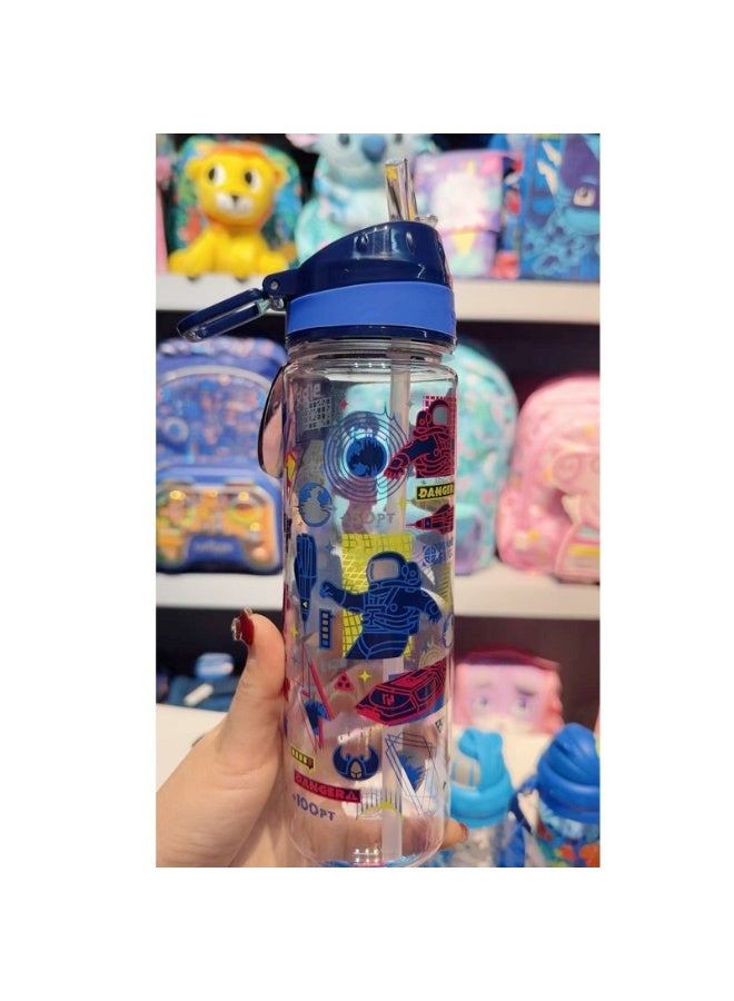 Smiggle Australia Kids Straw Cup - Large Capacity Portable Water Bottle