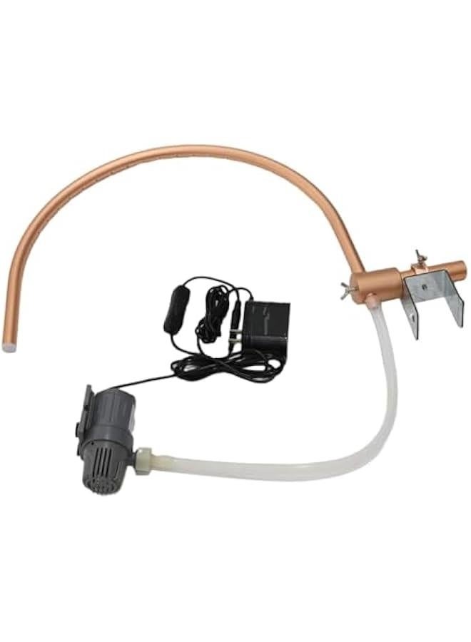 Adjustable Water Circulation System for Shampoo Bowl Bed - Enhance Your, Fits Less Than 3.7cm Tube, Copper - Image 1