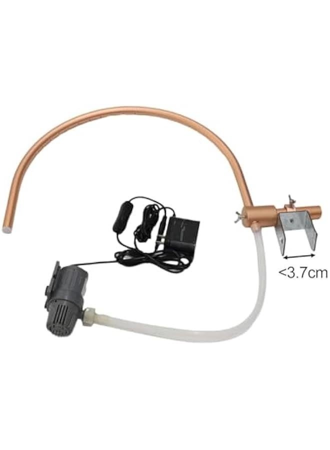 Adjustable Water Circulation System for Shampoo Bowl Bed - Enhance Your, Fits Less Than 3.7cm Tube, Copper - Image 2