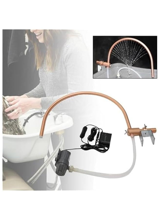 Adjustable Water Circulation System for Shampoo Bowl Bed - Enhance Your, Fits Less Than 3.7cm Tube, Copper - Image 3