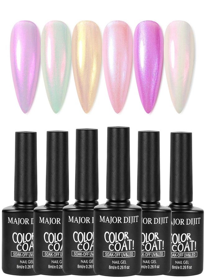 MAJOR DIJIT Acrylic Nail Kit Starter Set White Pink Clear Acrylic Powder 6 Colors Gel Polish Nail Drill U V Light with Everything for Beginners Full Supplies Decorations Salon Tools Gift Set (Seasons Color-B1) - Image 4