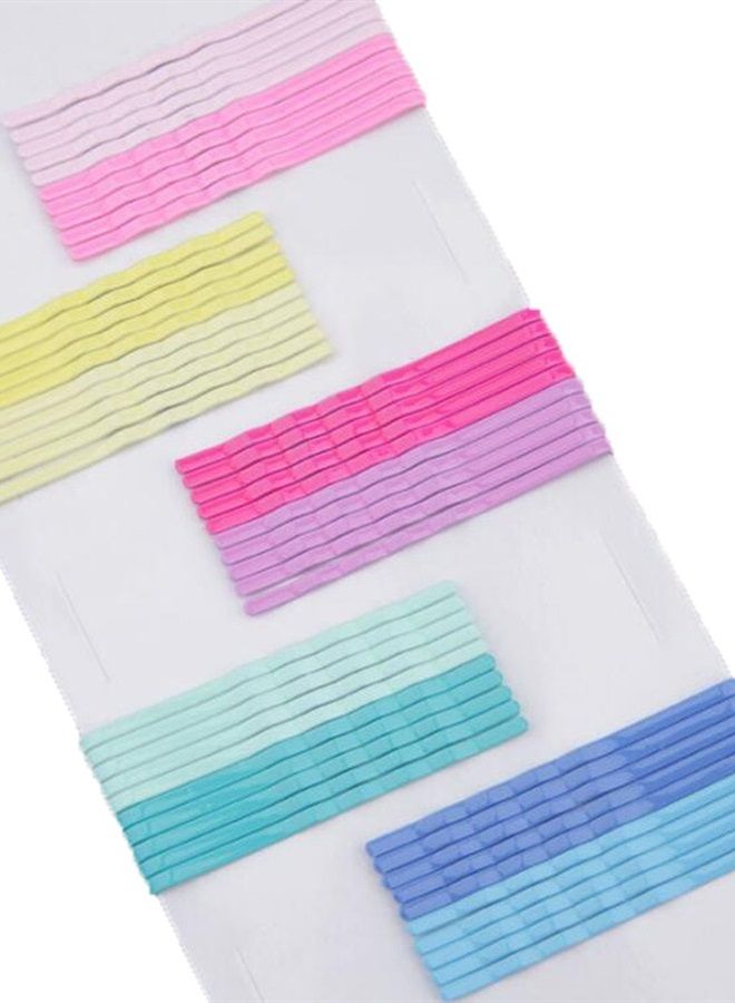 Luzen 50 Pieces Colord Wave Bobby Pins Hair Pins - Image 1