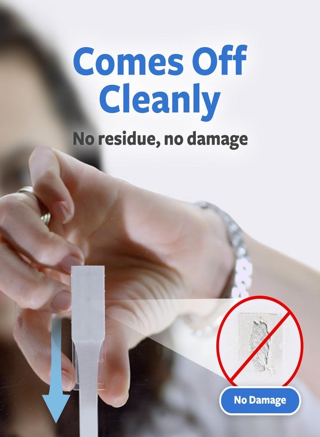 Command 3M Command Toothbrush Wall Hook, Drill- Free, Paint Damage Free, Heavy Duty, Holds up to 1 kg, Great for Bathroom Wall, Suitable for Toothbrush, Make up Tools - Image 3
