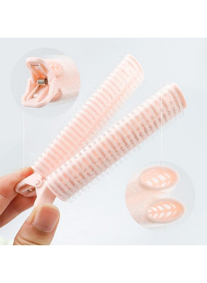 NAIHOD 4 Pieces Volumizing Hair Root Clips, Hair Clip Curler Rollers Natural Clamps Rollers Self Grip Volume Hair Root DIY Wave Fluffy Curler Hair Styling Tool, Easy to Carry for Women Girls - Image 2