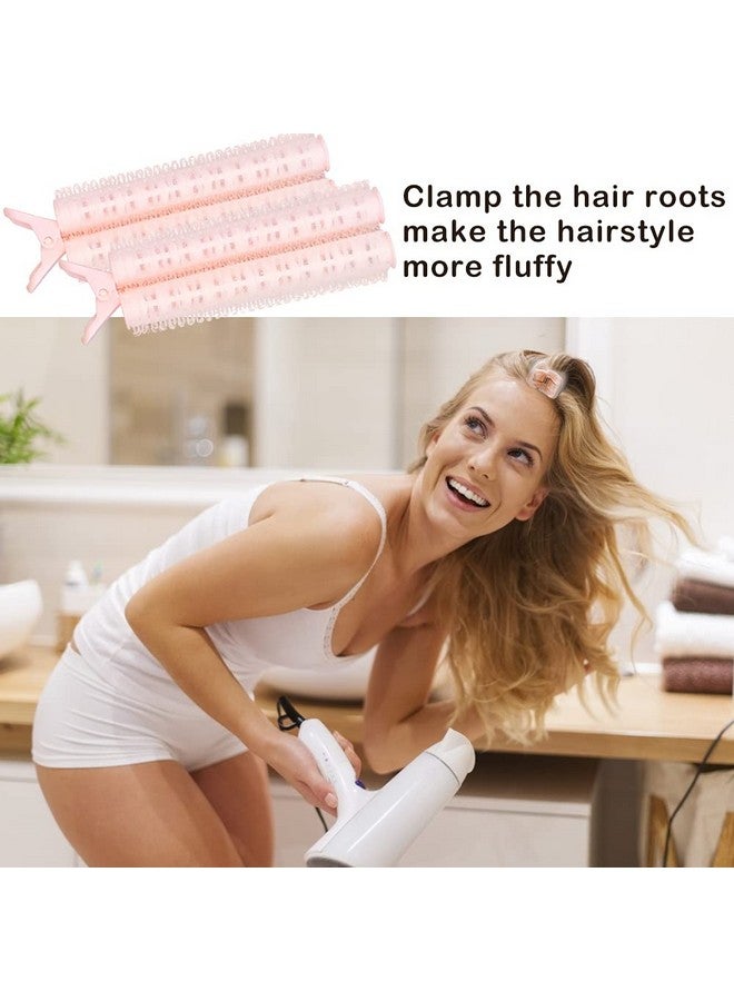 NAIHOD 4 Pieces Volumizing Hair Root Clips, Hair Clip Curler Rollers Natural Clamps Rollers Self Grip Volume Hair Root DIY Wave Fluffy Curler Hair Styling Tool, Easy to Carry for Women Girls - Image 4