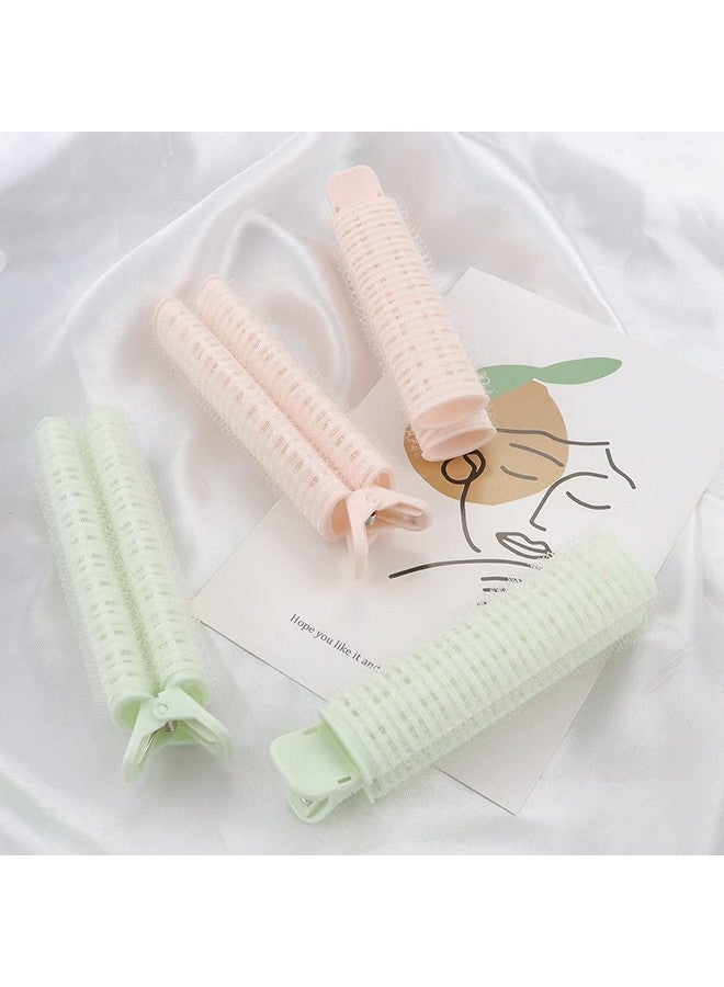 NAIHOD 4 Pieces Volumizing Hair Root Clips, Hair Clip Curler Rollers Natural Clamps Rollers Self Grip Volume Hair Root DIY Wave Fluffy Curler Hair Styling Tool, Easy to Carry for Women Girls - Image 5
