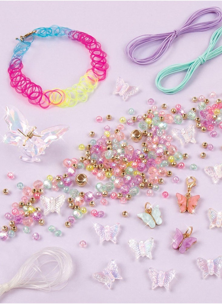 Make It Real Make it Real Butterfly DIY Jewelry Set 281pcs for Ages 8+  - Image 2