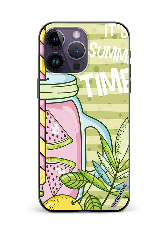 VR CREATIVE Protective Case Cover For Apple iPhone 16 Pro Max Refreshing Juice Design Multicolour