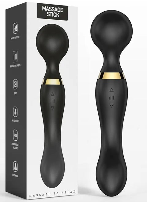 Waterproof Rechargeable Battery Operated Personal Body Massager for Women, Cordless Handheld Vibrate Machine, 20 Vibration Modes 8 Speed ​​Patterns for Pain Relief Massage