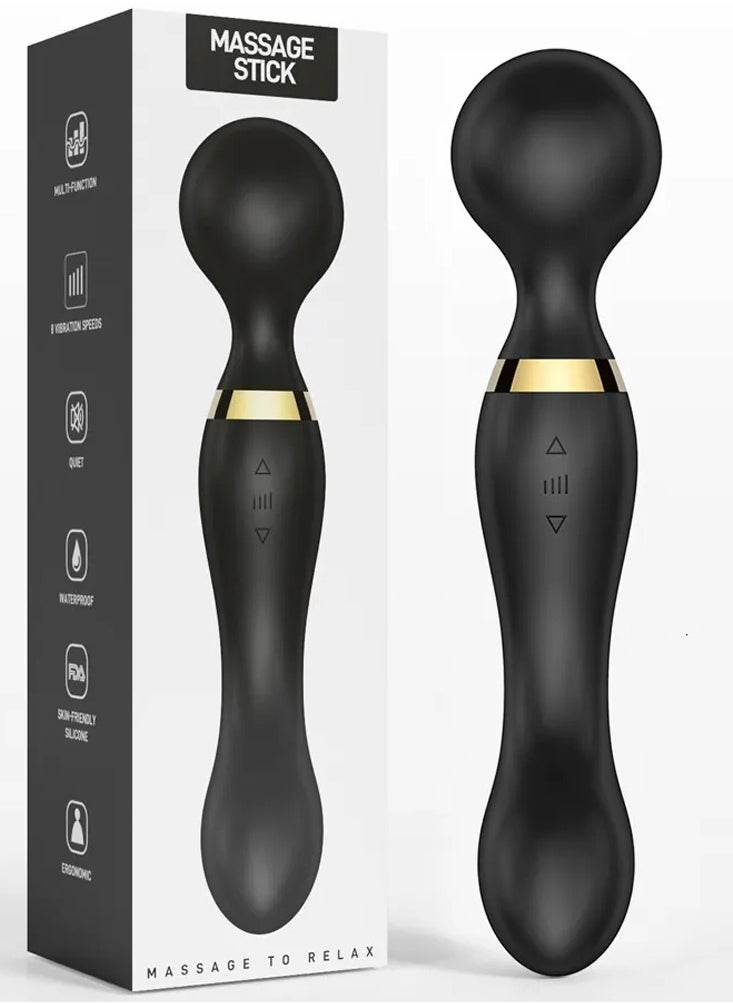 DubaiGallery - Waterproof Rechargeable Battery Operated Personal Body Massager for Women, Cordless Handheld Vibrate Machine, 20 Vibration Modes 8 Speed ​​Patterns for Pain Relief Massage - Image 1