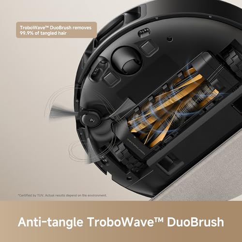 Mova E30 Pro Plus Robot Vacuum, 19000Pa Suction, DuoRoller Brush Anti-Tangle, Self-Emptying 90-Day Hands-Free, Extendable Side Brush for Edge Cleaning, App & Voice Control - Image 3