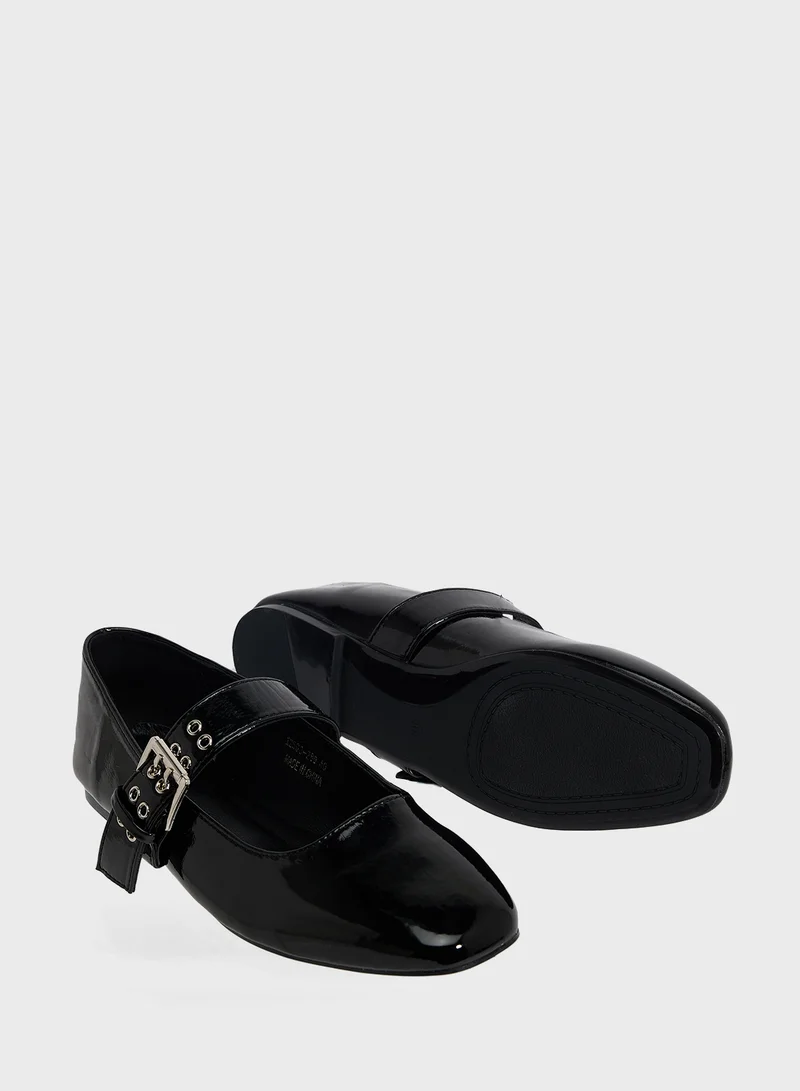 Ginger Maryjane Ballerina Flat