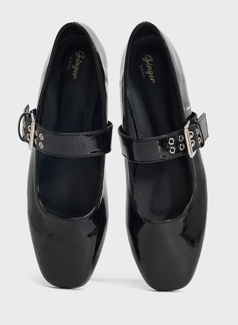 Ginger Maryjane Ballerina Flat