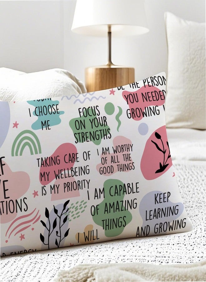PIUD Inspirational 20x54 Body Pillow Cover, Inspirational Positive Gifts for Women, Self Love Affirmations Decorative Long Body Pillow Cases for Bed Couch - Image 5