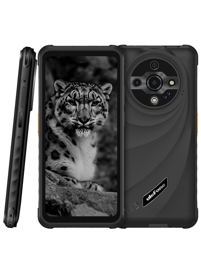 أوليفون درع X31 6GB RAM 128GB ROM | بطارية 6050mAh | شاشة 6.56 بوصة HD+ | كاميرا رئيسية 48 | NFC - أسود كلاسيكي - Image 1