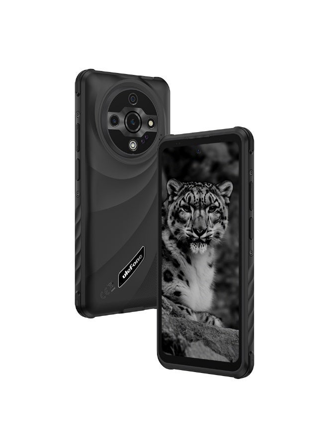 أوليفون درع X31 6GB RAM 128GB ROM | بطارية 6050mAh | شاشة 6.56 بوصة HD+ | كاميرا رئيسية 48 | NFC - أسود كلاسيكي - Image 4